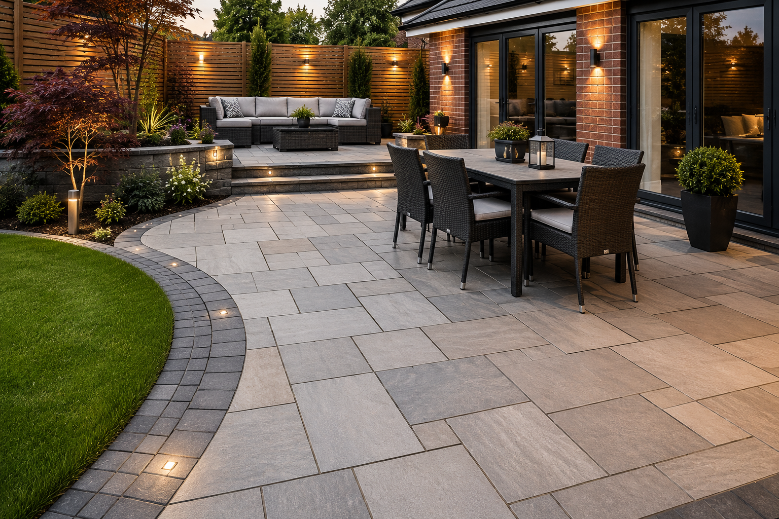 Patio and paving installation in Belfast